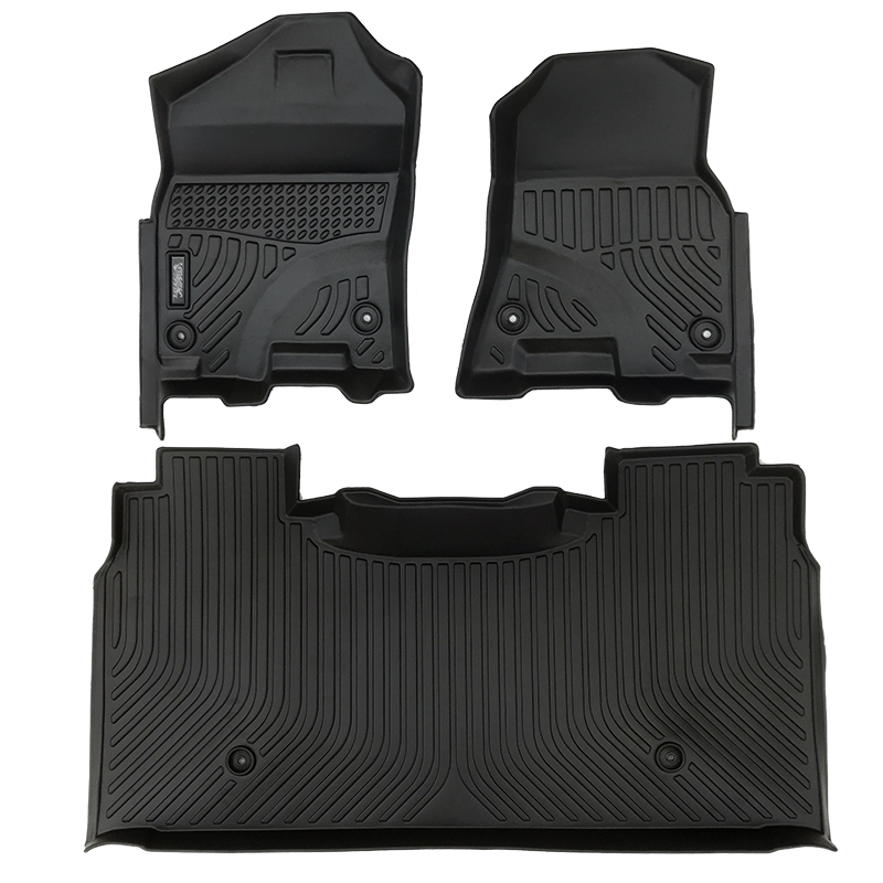 TPE 3D Floor Liners for Dodge RAM 1500 Crew Cab (2019–2023)