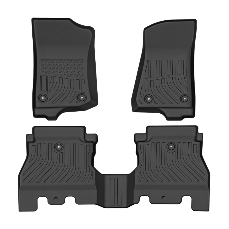 TPE All-Weather Floor Liners for Jeep Wrangler Unlimited (2018–2020)